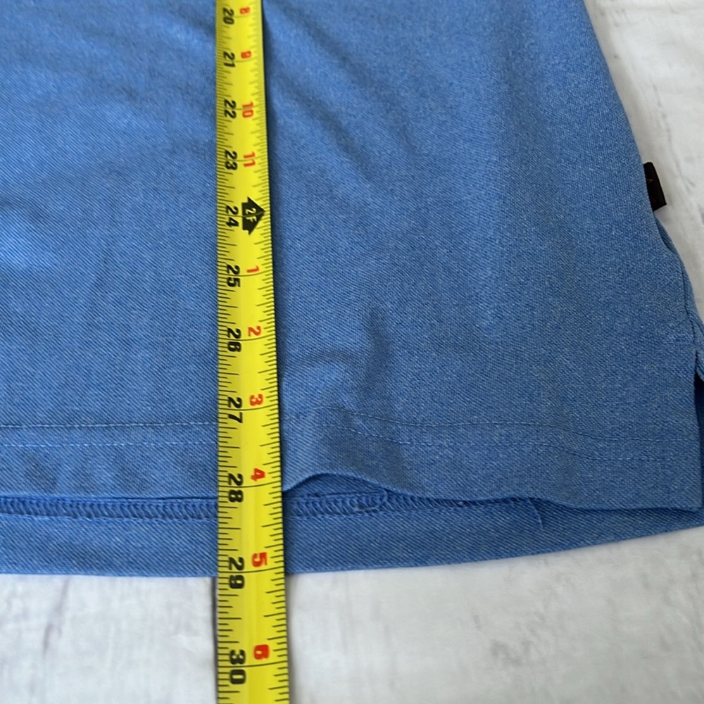 GREG NORMAN Blue Play Dry Quick Dry Fishing Golf Polo Shirt Men's Size XLarge - Picture 4 of 7